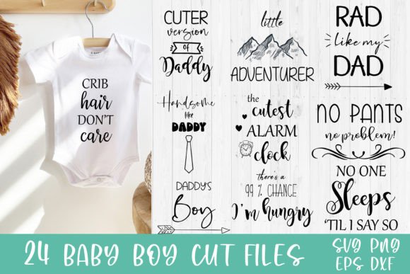 Baby Boy SVG Quote Bundle