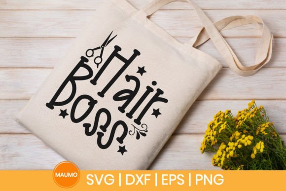 Hair Boss Svg Quote