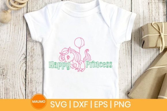 Happy Princess Unicorn, Svg Quote