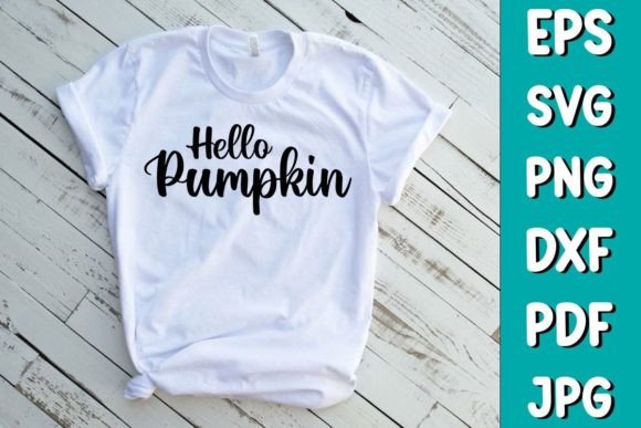 Hello Pumpkin SVG Quote Design
