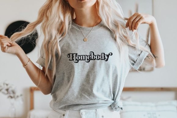 Homebody Svg Funny Quote Design for Real Embroidery Projects