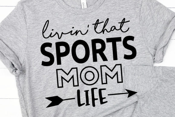 Living That Sports Mom Life SVG Cut File