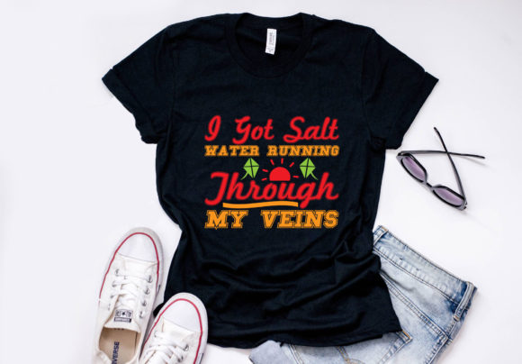 Summer Quote Design, I Got Salt Water